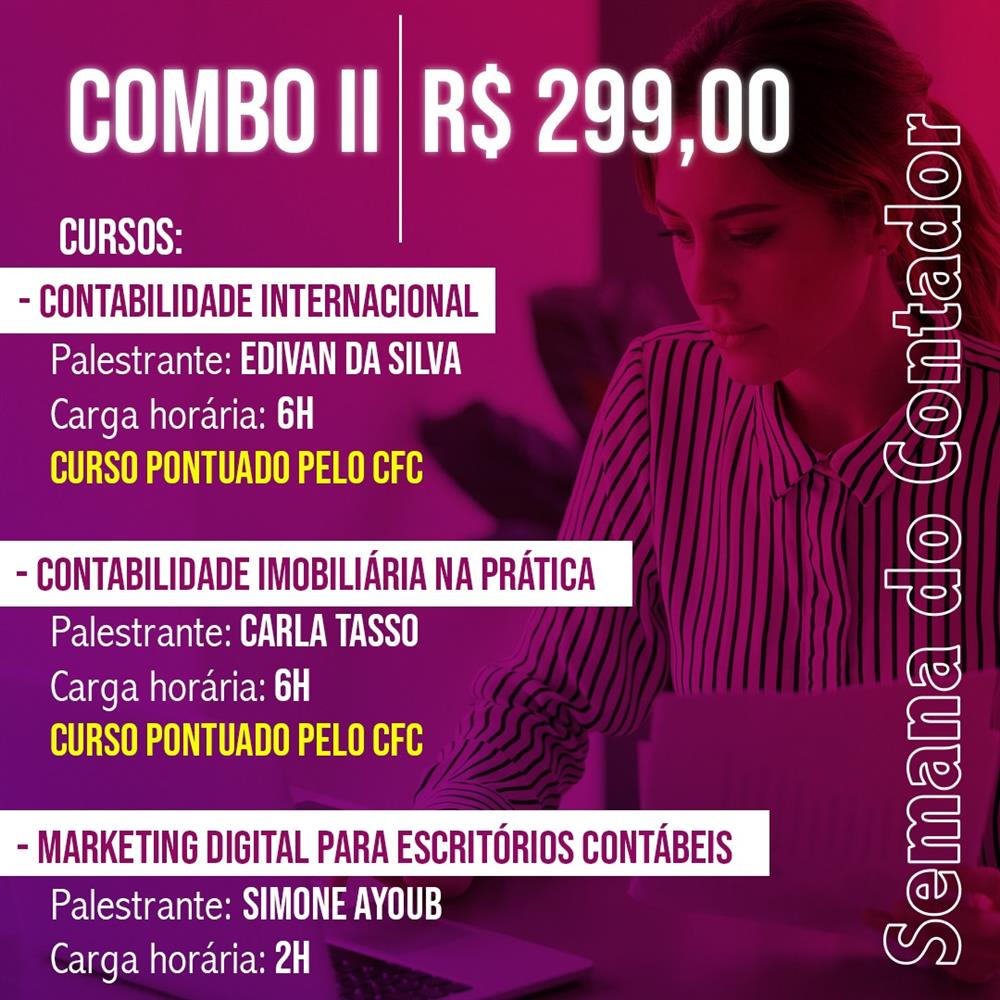 EAD - SEMANA DO CONTADOR - COMBO ESPECIAL II