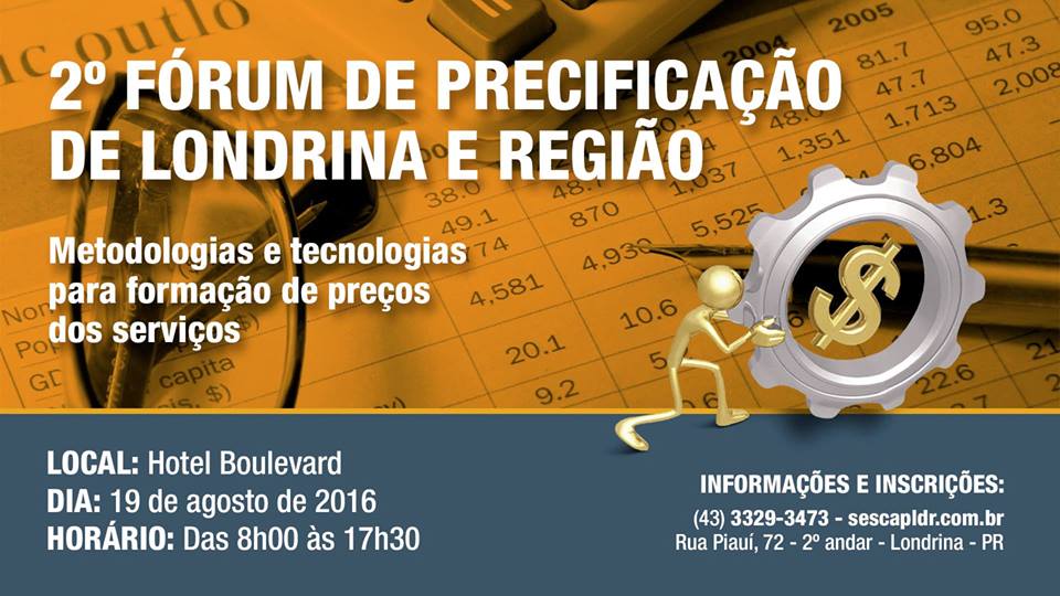 2º FÓRUM DE PRECIFICAÇÃO DE LONDRINA E REGIÃO